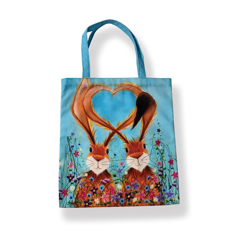 Hares In Love Canvas Bag (BAGHARE)