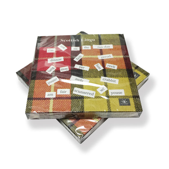 Scottish Lingo Apron,Tea Towel & Napkin Set