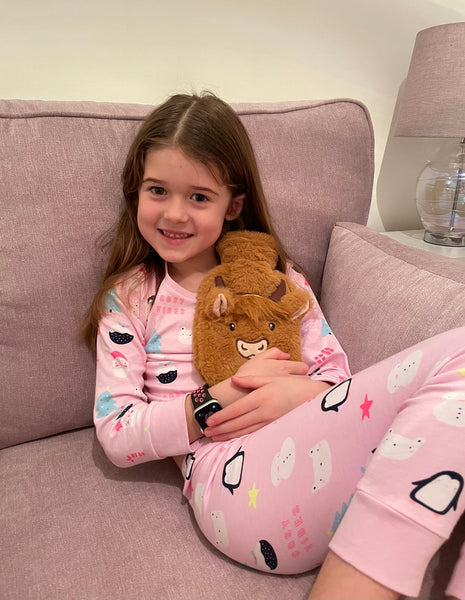 Highland Cow Hot water bottle twin pack