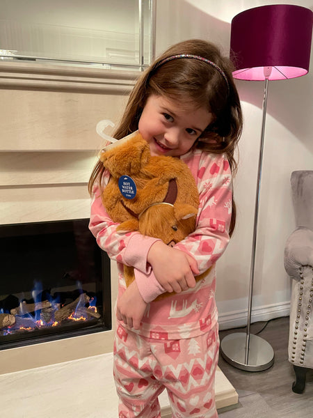 Highland Cow Hot water bottle large (2ltr)