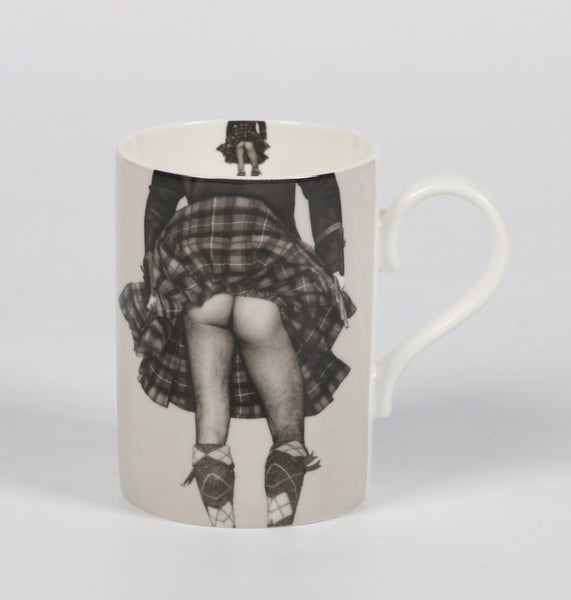 HIGHLAND SWING CHINA MUG-GREY (HSMUGGR)