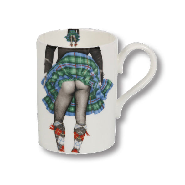 HIGHLAND SWING CHINA MUG-WHITE (HSMUGWH)