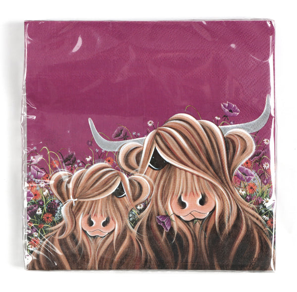 MCMOO FIELDS OF LOVE PAPER NAPKINS (PN01FOL)
