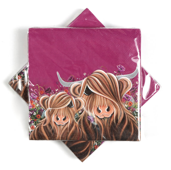 MCMOO FIELDS OF LOVE PAPER NAPKINS (PN01FOL)
