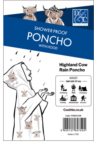 HIGHLAND COW PONCHO (PON01COW)