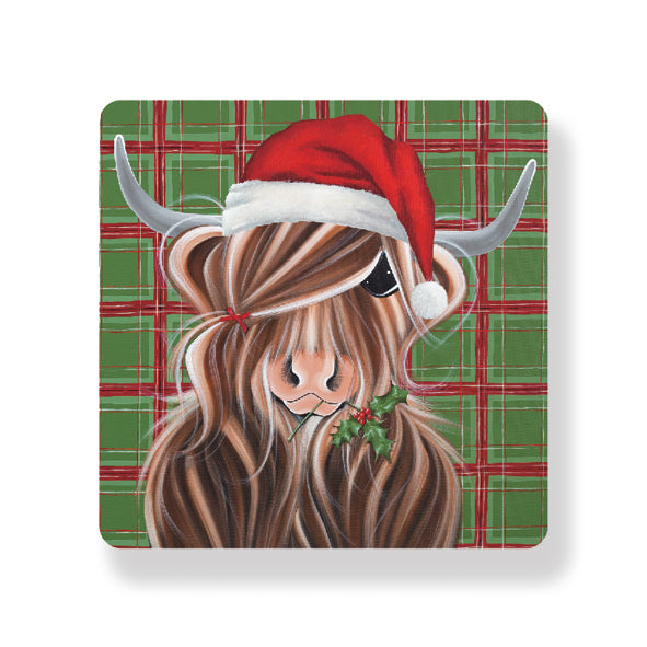 McMoo Christmas Range Pot Stand/ Chopping Board (POTCM)