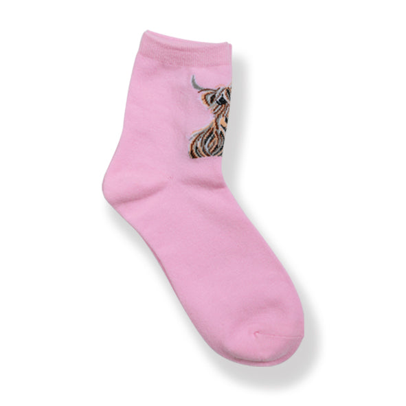 The McMoos Miss McMoo Socks - Pink (SOCKMISS)