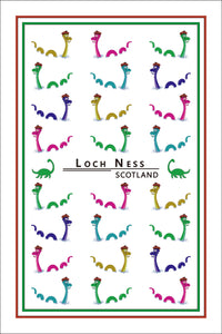 Nessie Cotton Tea Towel (T18NESS)