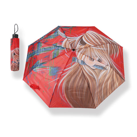 The McMoos Tartan Paint Folding Umbrella (UM01TP)