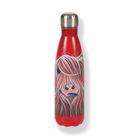 The McMoos Tartan Paint Water Bottle 500ml -Boxed (WAT01TP)