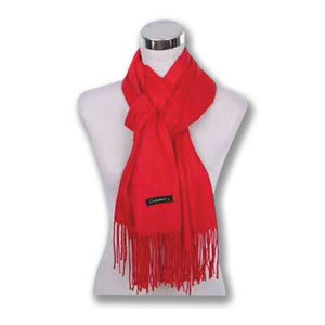 Couthie Plain Red Scarf (CS1)
