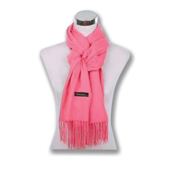 Couthie Plain Coral Pink Scarf (CS3)