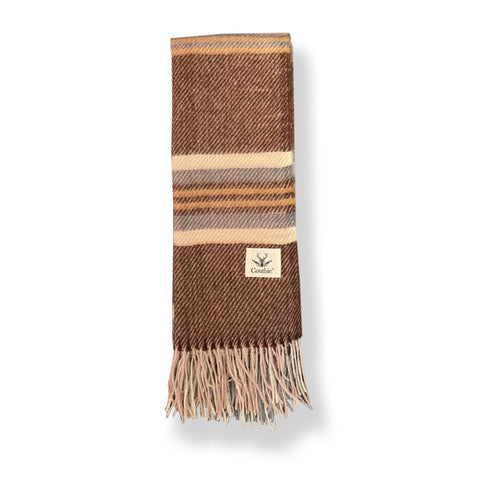 Couthie Soft Scarf - Brown (CS43)
