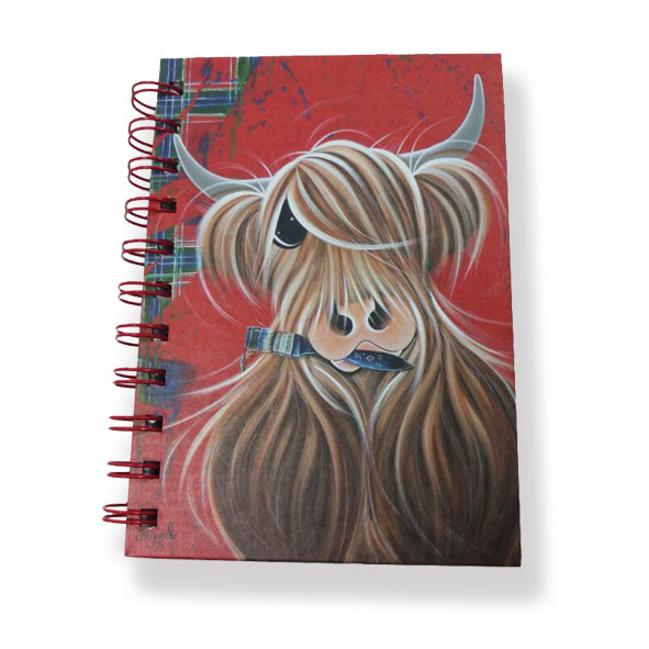 McMoo Highland Cow A6 Notebook (NB01TP)