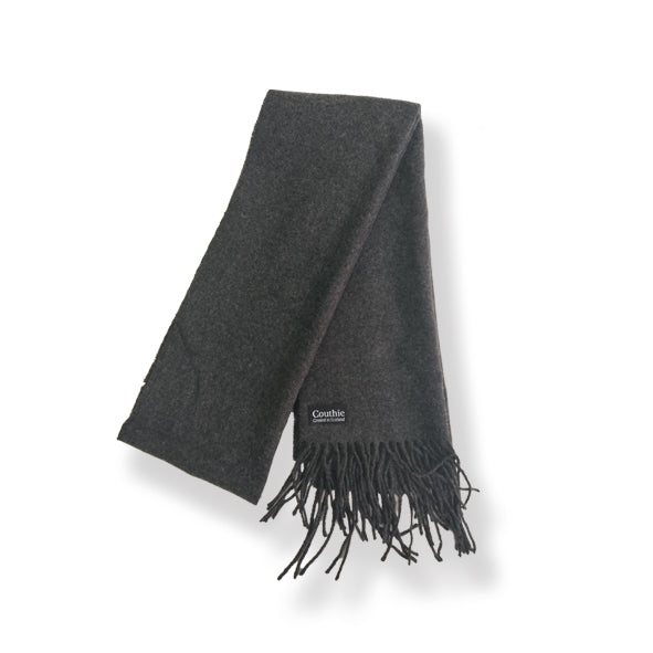 Couthie Plain Grey Scarf (S17)