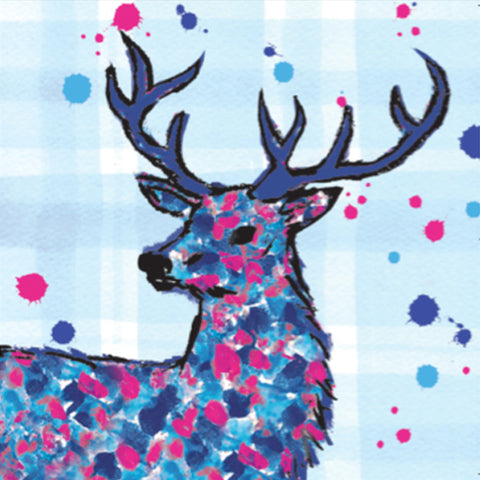 Scottish Stag Greetings Card (SIC06)