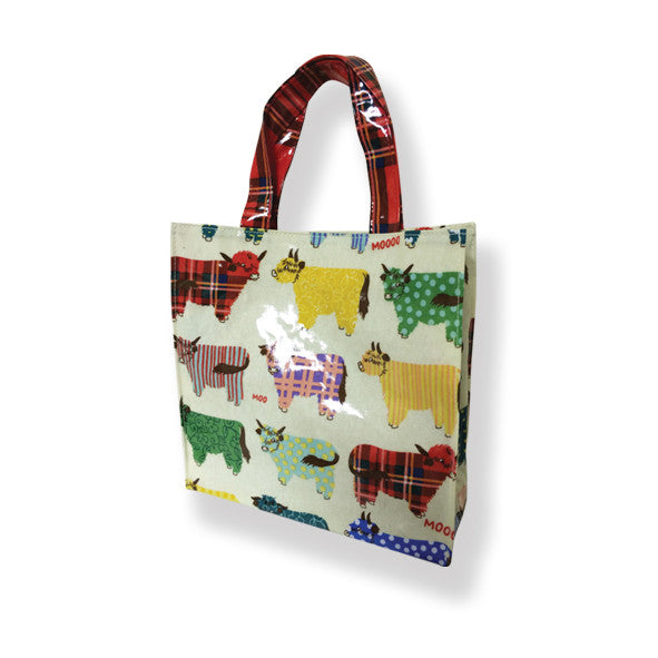 Borsa tote in tela personalizzata con nome e stampa della mucca delle Highlands regalo per amici - CALLIE Borsa tote in tela personalizzata con nome e stampa della mucca delle Highlands regalo per amici - CALLIE