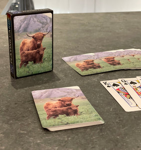 Playing Cards with highland Family image