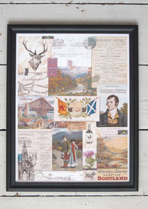 Vintage Scotland Art Print